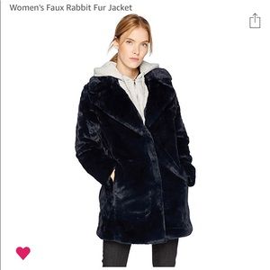 Women's Faux Rabbit Fur Jacket